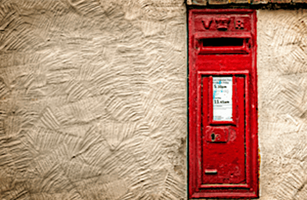 direct mail through the post